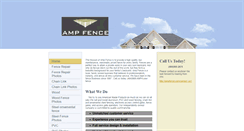 Desktop Screenshot of ampfence.com